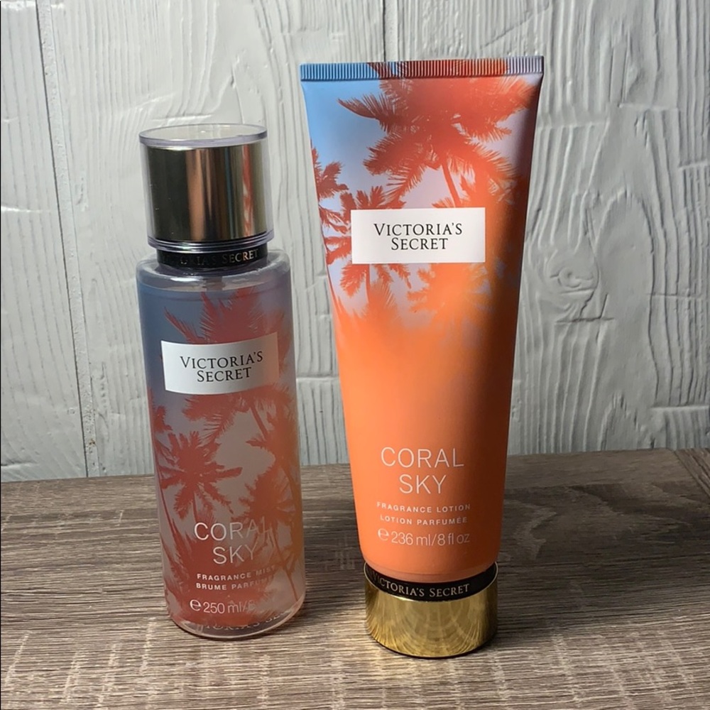 Victoria’s Secret Coral Sky fragrance mist/lotion